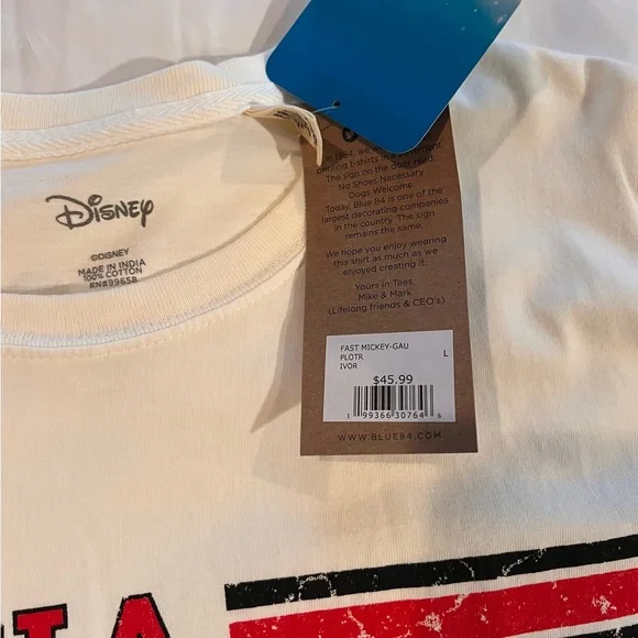 Blue 84 Disney Mickey Graphic Tee - Ivory, Red, Black - Picture 4 of 4